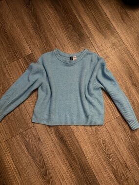 Divided Light Blue Crewneck Sweater